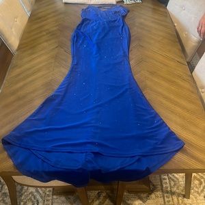 A Lulus blue long dress